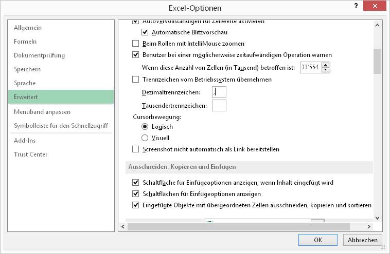 Windows Excel Punkt Statt Komma Als Dezimalzeichen Pctipp Ch