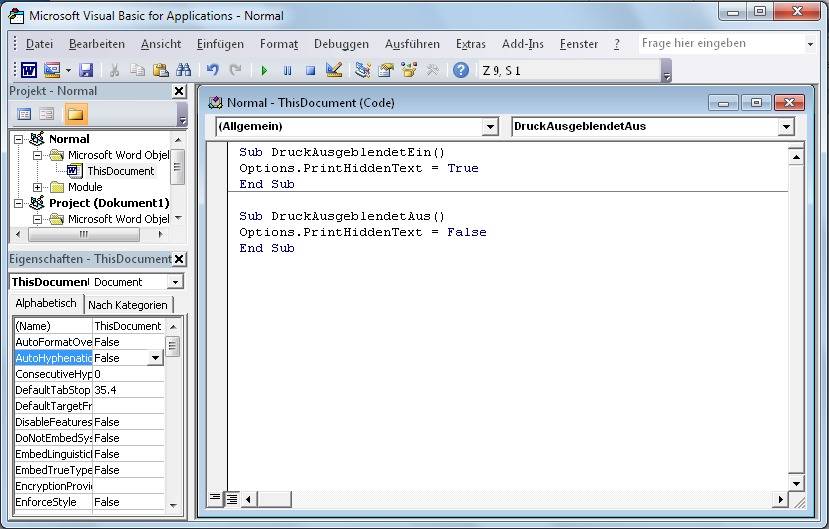 Word 2010 Ausgeblendeten Text Drucken Ja Nein Pctipp Ch