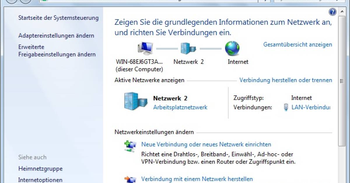 Löschen von Netzwerkverbindungen - pctipp.ch
