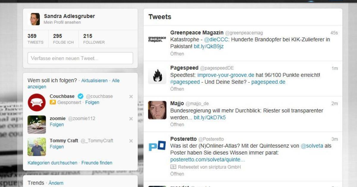 Det finns inte bara din profilbild på linkedin där du kan visa vem du är utan använd även din chans till att exponera vad du gör genom en bra header bild. Twitter verändert Profil-Seiten - pctipp.ch