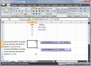 Excel Summewenn Sofern Nicht Leer Pctipp Ch