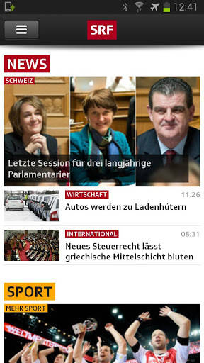 Die SRF-App für Android: Design top, Funktionalität verbesserungswürdig