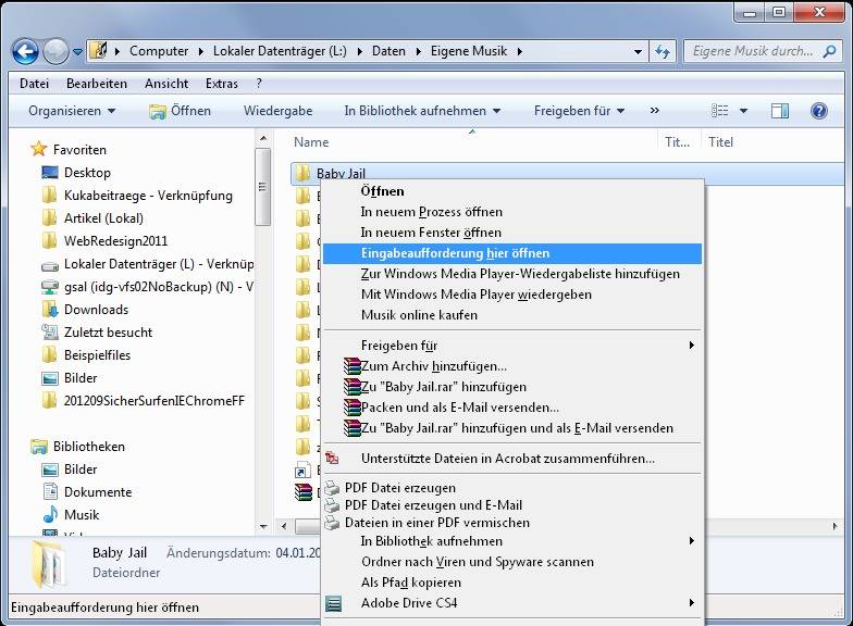 Liste aus Dateinamen erstellen und in Excel importieren pctipp.ch