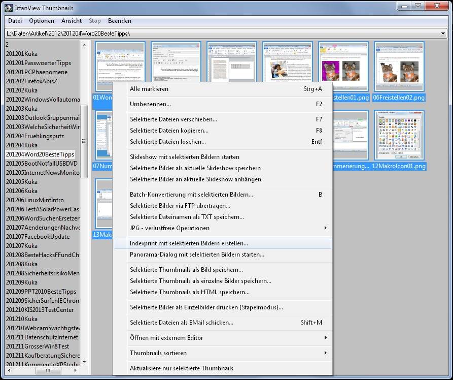 Miniaturbilder Drucken Unter Windows 7 Pctipp Ch