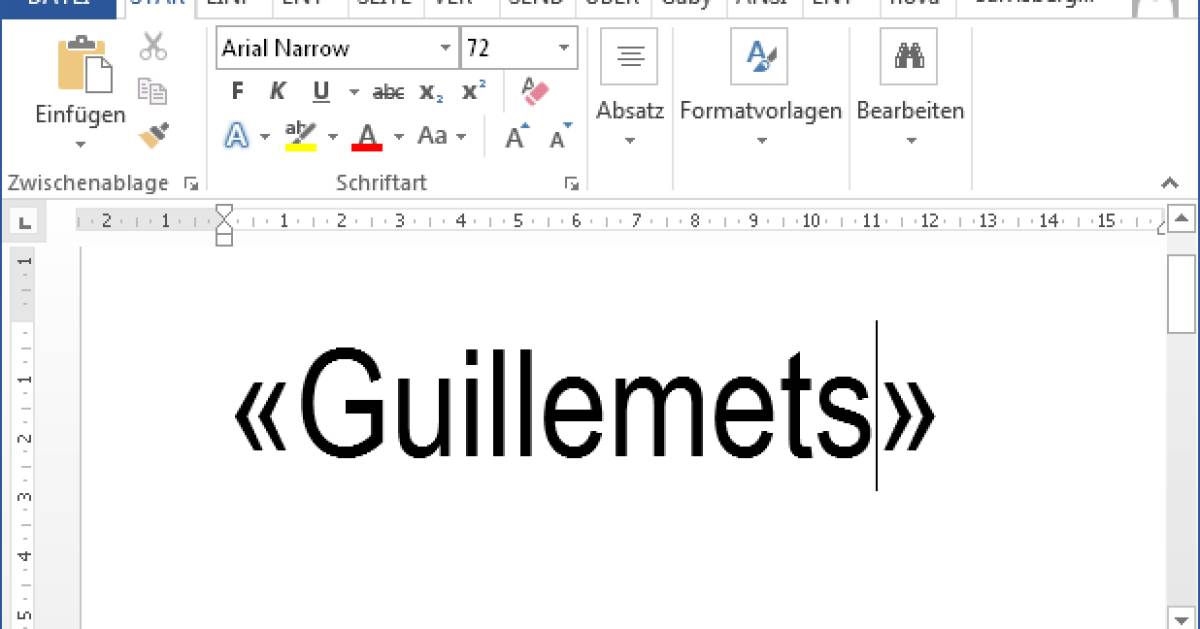 Word Und Libreoffice Eckige Oder Andere Nbsp Anfuhrungszeichen Pctipp Ch