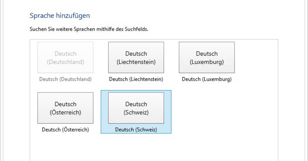 Windows 8: Sprache umstellen - pctipp.ch