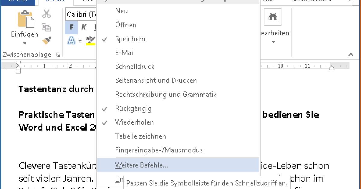Word 2010 und 2013 Druckvorschau fehlt pctipp.ch