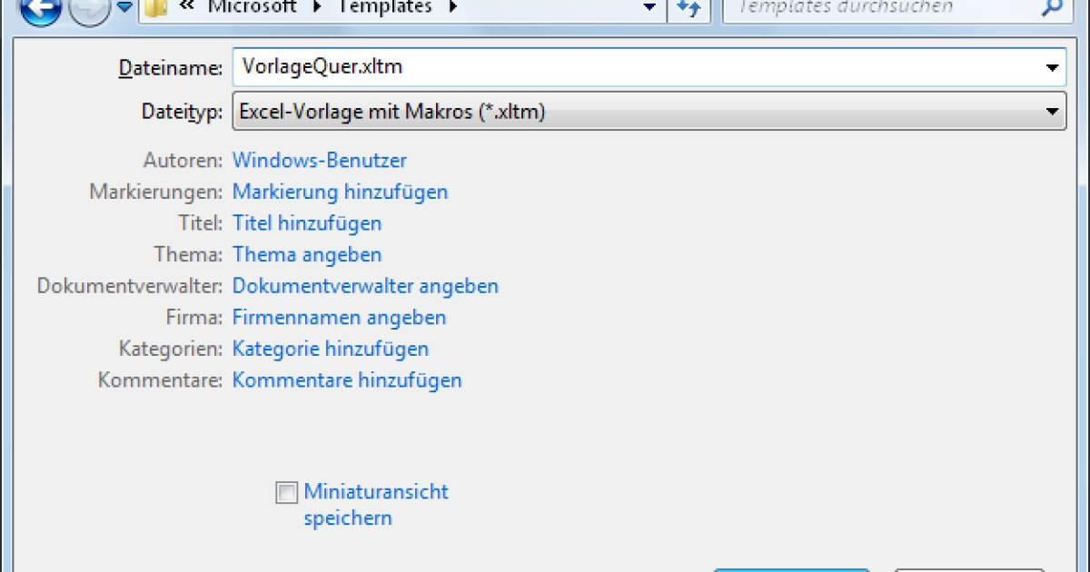 Excel 2010/2013: Aktuelles Datum in jeder neuen Tabelle ...