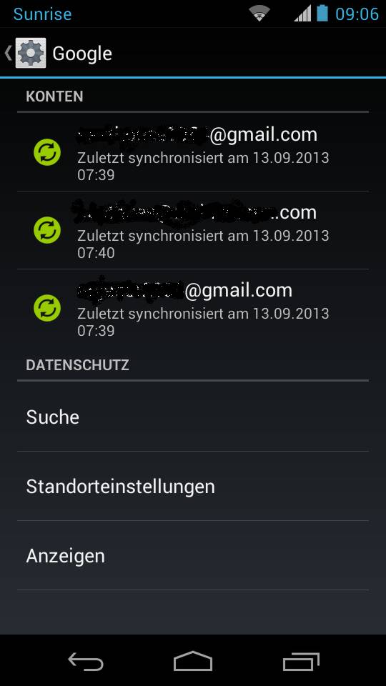 Mehrere Google-Konten mit Android - pctipp.ch
