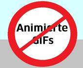 Verbotsschild mit Text Animierte GIFs
