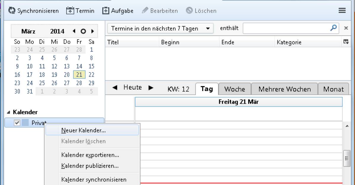 Android-Gerät mit Thunderbird-Kalender synchronisieren - pctipp.ch
