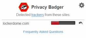 Screenshot Privacy Badger