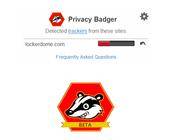 Screenshot Privacy Badger