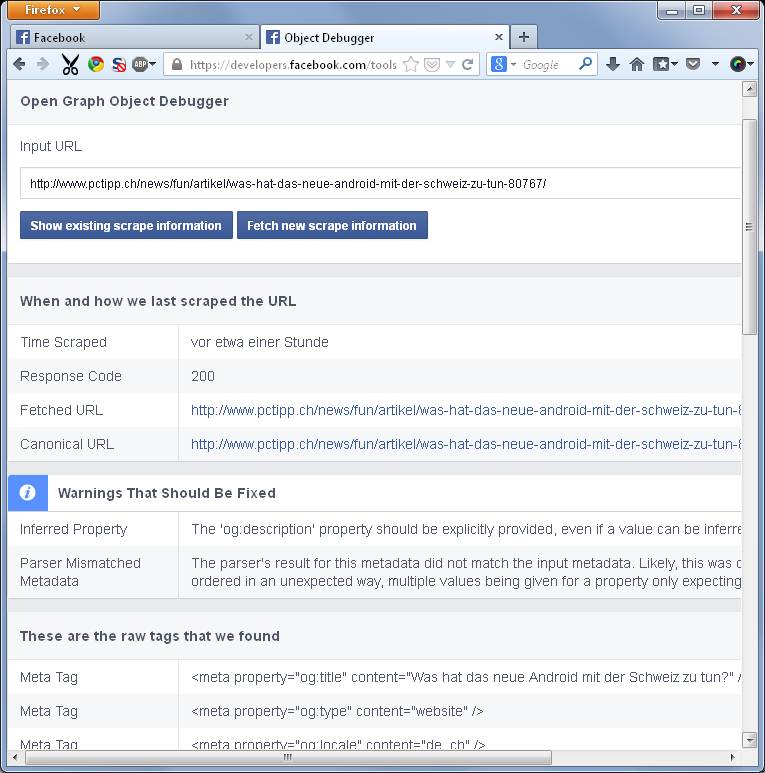 Facebook Verlinkt Falschen Text Falsches Bild Pctipp Ch