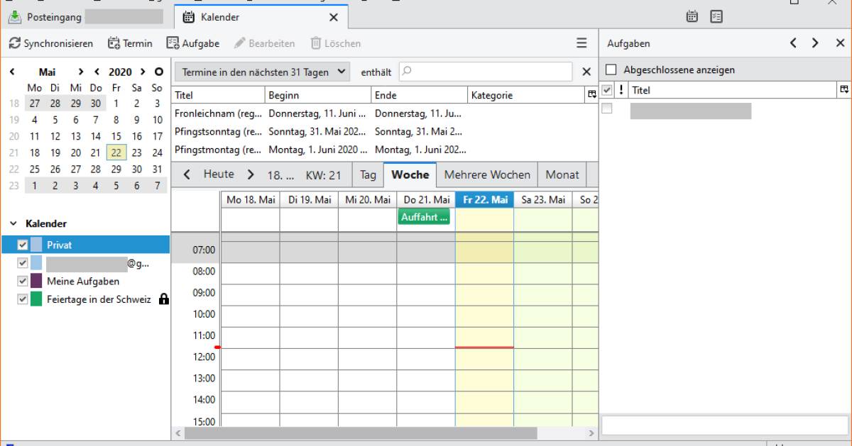 Google Kalender in Thunderbird - pctipp.ch