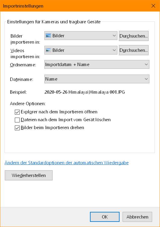 Einstellungen der Desktop-App Einstellungen der Desktop-App