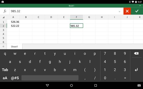 Microsoft täte gut daran, das Tipp-Erlebnis der mobilen Excel-Apps zu vereinheitlichen