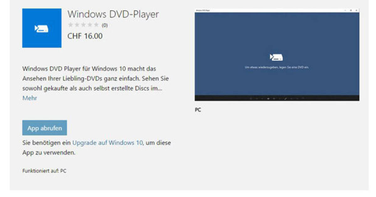 Dvd Player Abzocke Unter Windows 10 Pctipp Ch I'm not the only one who experienced this. dvd player abzocke unter windows 10