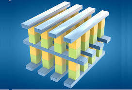 Schematische Darstellung des «3D XPoint»-Speichers