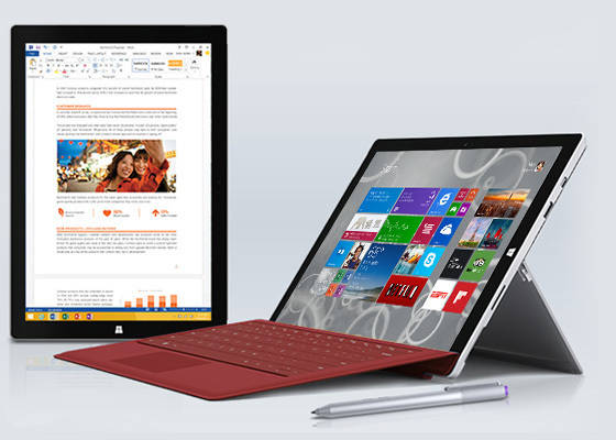 Microsoft Surface Pro 3: Im Okotober könnte bereits das Nachfolgemodell des Business-Tablets mit größerem Display und einer höheren Auflösung erscheinen.