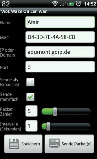 WoL Wake on Lan Wan: Die Android-App weckt PCs über das Internet auf