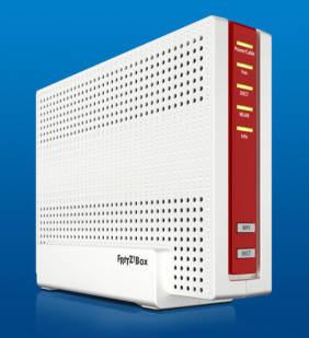 AVM Fritz!Box 6590 Cable: Die kommende Kabel-Fritz!Box 6590 soll Datenraten von bis zu 1,7 Gbit/s im Downstream und 240 Mbit/s im Upstream ermöglichen