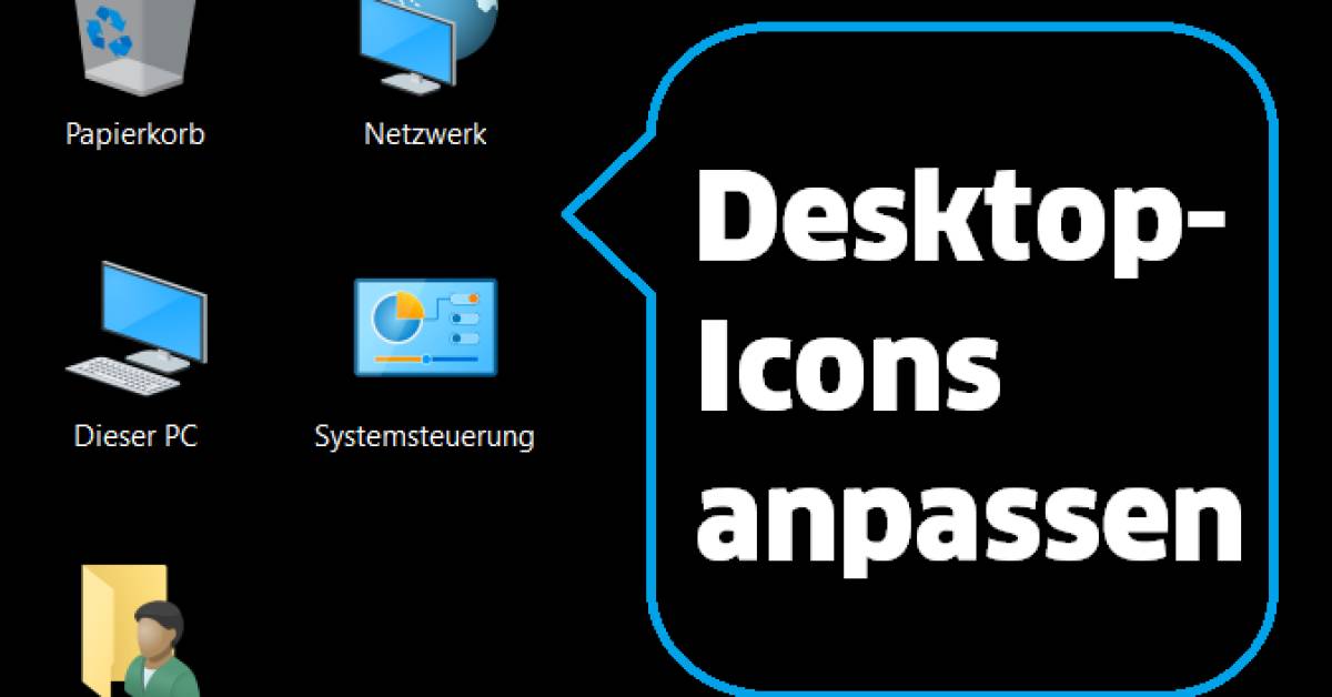 Windows 10 Icons auf Desktop einblenden pctipp.ch