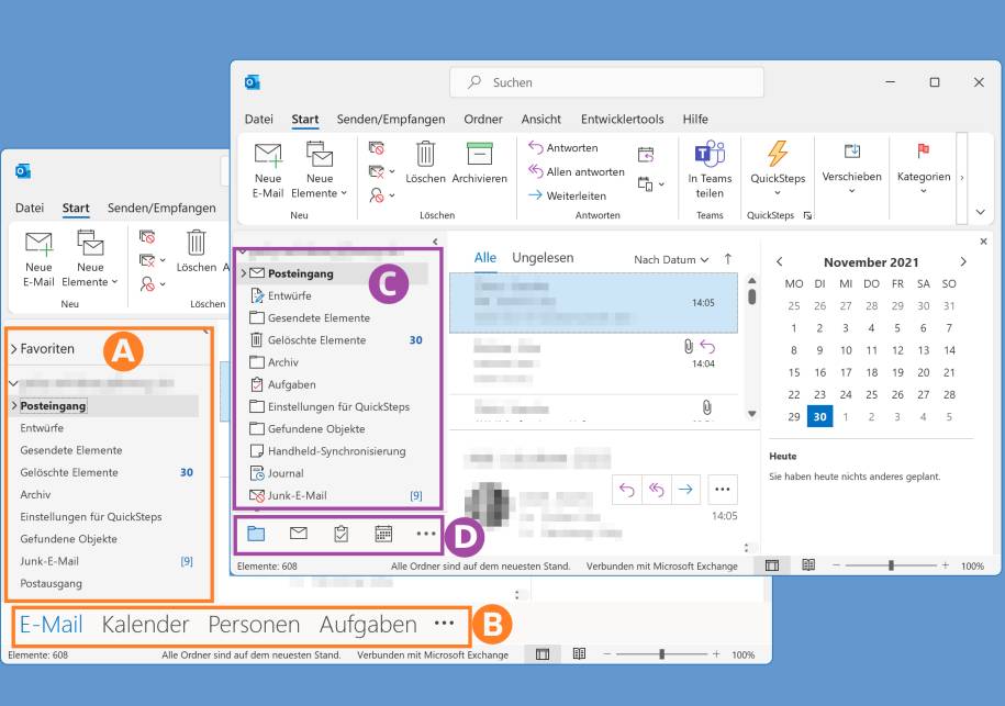 Outlook Ordneransicht anpassen pctipp.ch