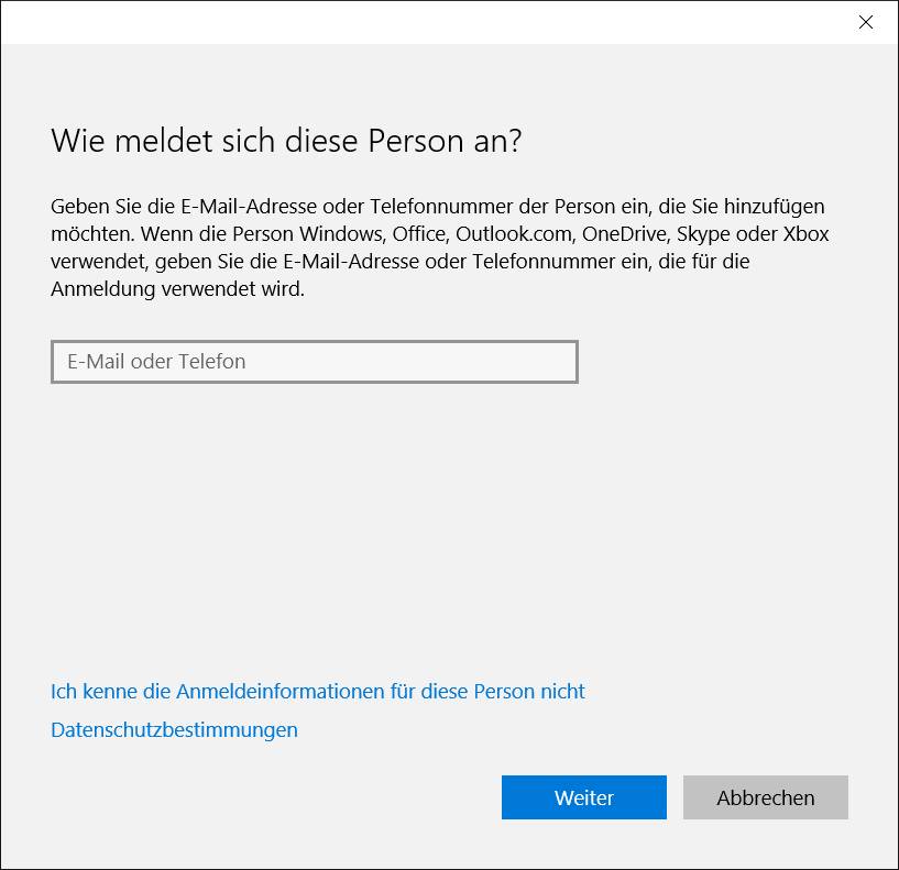 Ändern windows namen 10 konto Windows 10: