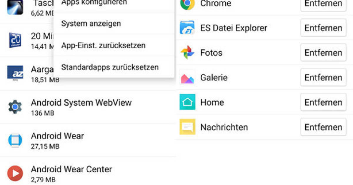 Android 5 Standard App ändern Android 5 Standard App ändern