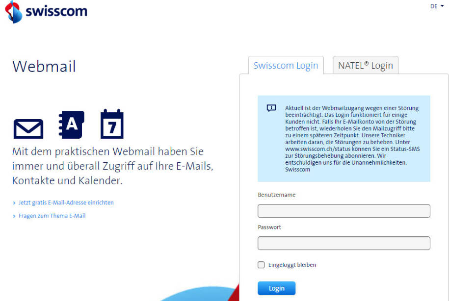 Bluewin Panne Bei Swisscom Pctipp Ch