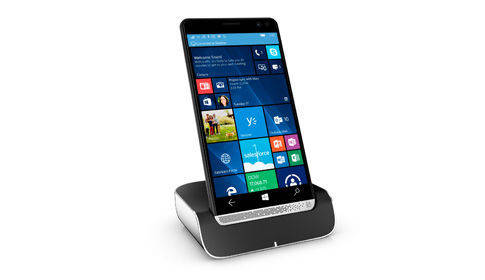 Auch wenn Mobile an der Build-Konferenz nicht im Vordergrund stand, freut man sich offenbar auf eine neue Generation von Windows-10-Geräten mit «PC-Eigenschaften» (im Bild: das HP Elite X3)