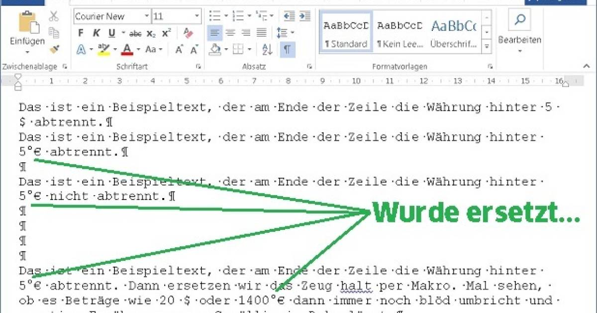 Word für den Nerd: Ersetzen mittels regulärer Ausdrücke - pctipp.ch