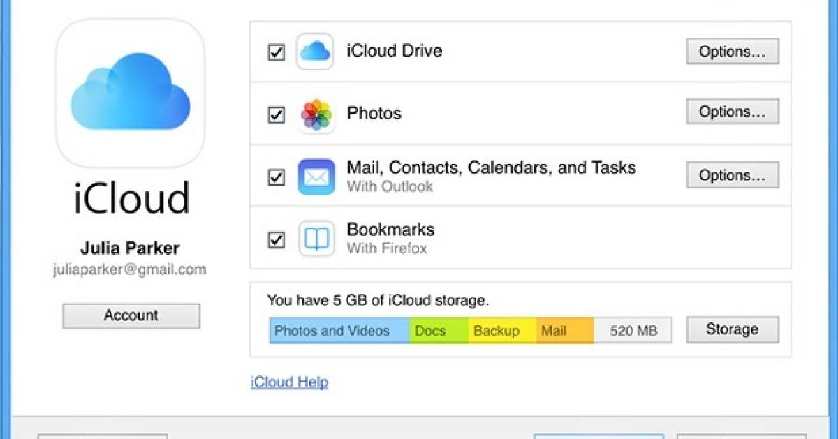Outlook/iCloud: «Ordnergruppe kann nicht geöffnet werden ...