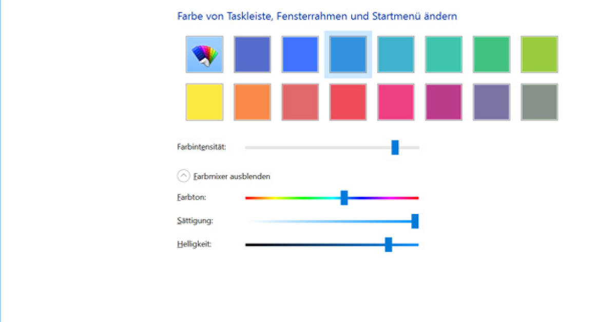 Windows 10 Eigene Farben Einstellen Pctipp Ch