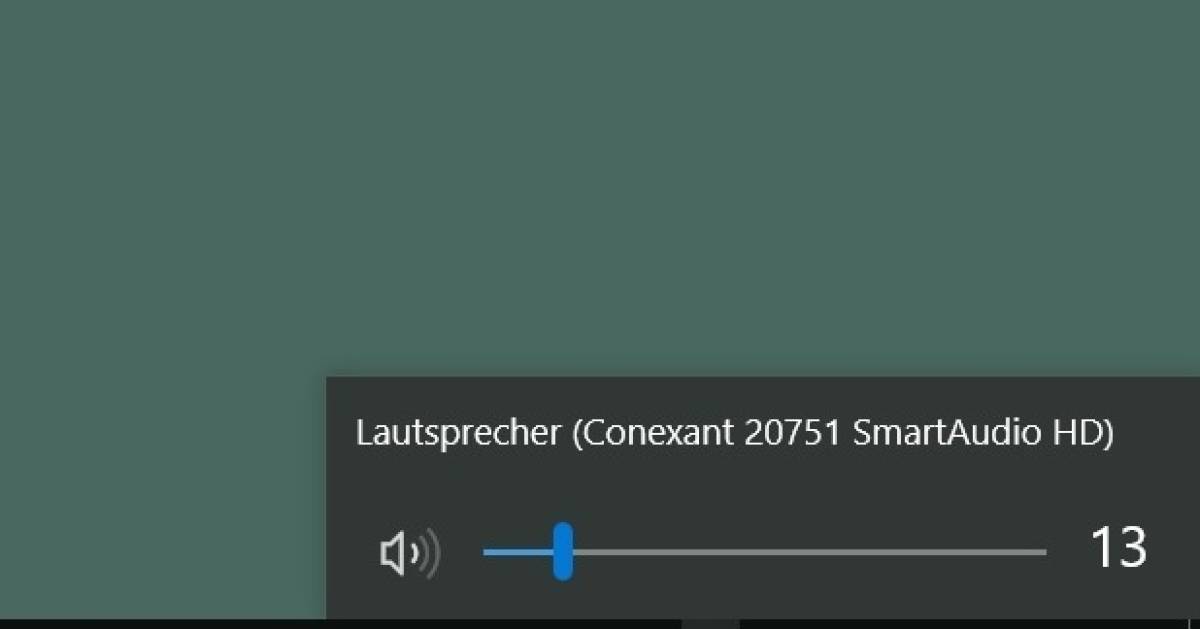 Windows Sound mancher Anwendungen unhörbar oder zu leise pctipp.ch