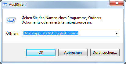 Kopieren Sie diesen Pfad in die Ausführen-Konsole und bestätigen Sie die Aufforderung mit «Enter»