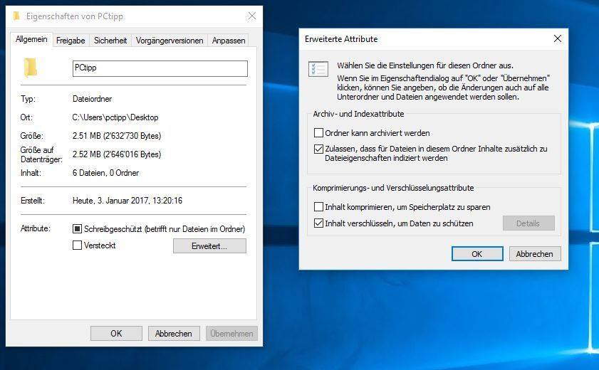 Windows 10 Ordner Verschlusseln So Gehts Pctipp Ch