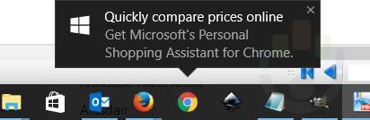 Solche Hinweise sehen gewisse Chrome-Nutzer
