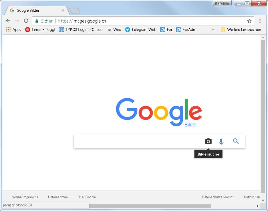 Ganz bestimmtes Bild bei Google suchen - pctipp.ch
