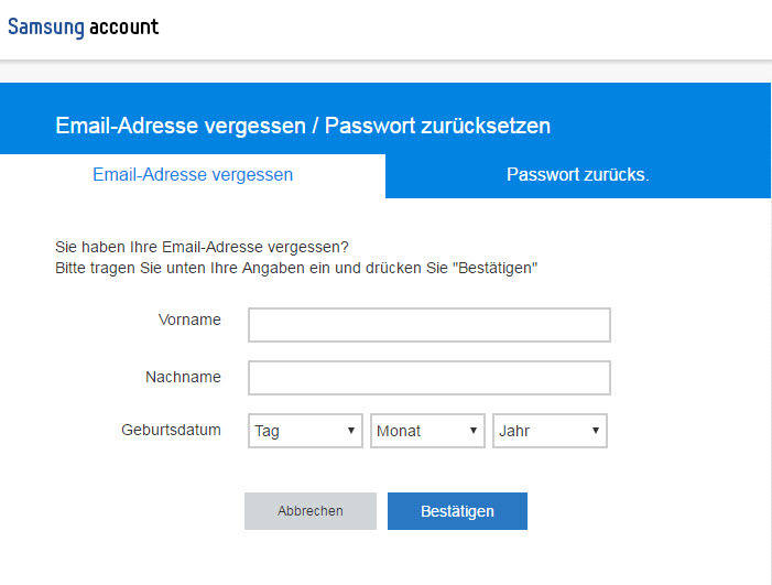 samsung konto zurucksetzen pctipp ch