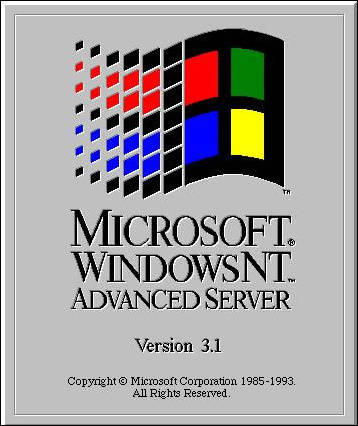 Genauso alt wie der Server: Windows NT Advanced Server