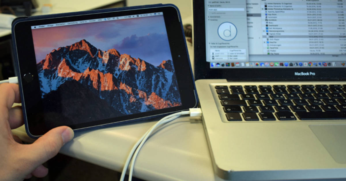 Duet Display im Test iPad mit Touch Bar am Mac nutzen pctipp.ch