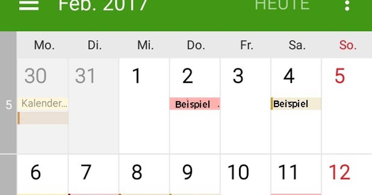 Wenn der Android-Kalender nicht richtig synchronisiert - pctipp.ch