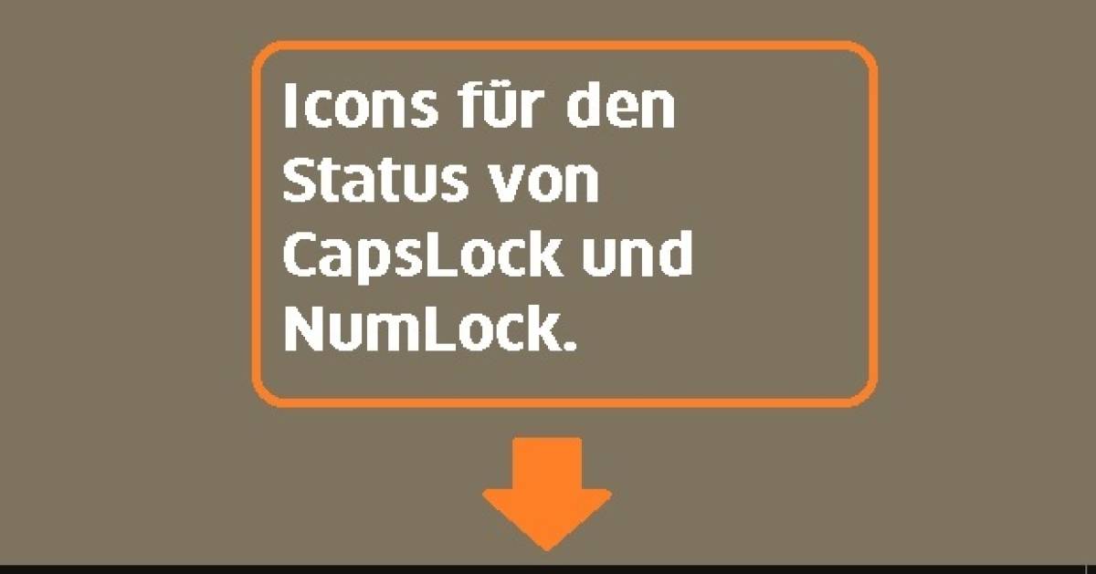 Windows Status Von Numlock Und Capslock Auf Dem Bildschirm Pctipp Ch