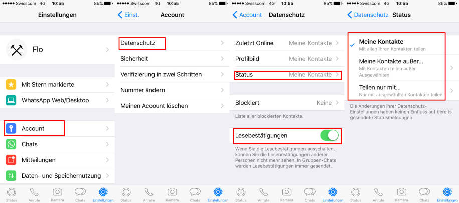 Blockierung whatsapp online status sehen trotz Den WhatsApp