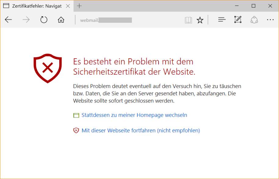Wenn der Webbrowser meckert «Verbindung ist nicht sicher» pctipp.ch