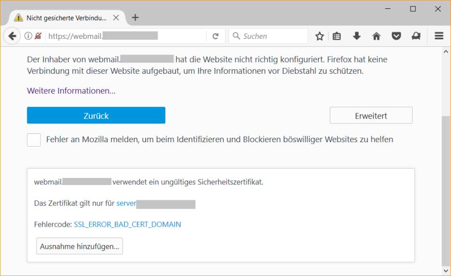 Wenn der Webbrowser meckert «Verbindung ist nicht sicher» pctipp.ch