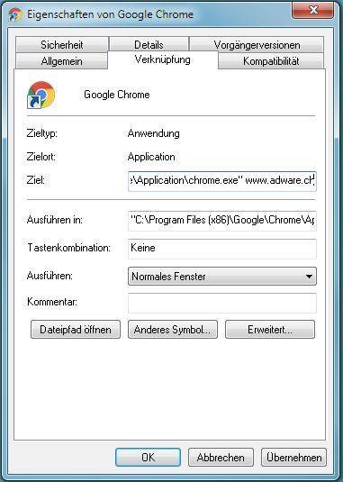 Suchen Sie solche URL-Einträge