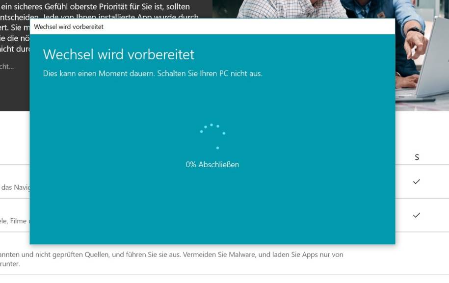 Windows 10 Upgrade Ist Keine Zulässige Win32 Anwendung Anleitung: Upgrade von Windows 10 S auf Windows 10 Pro - pctipp.ch